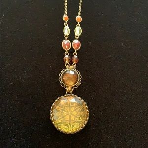 Beautiful Earth Tone cookie lee necklace